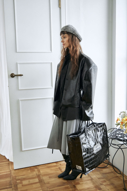 Куртка кожаная SAVAGE Black