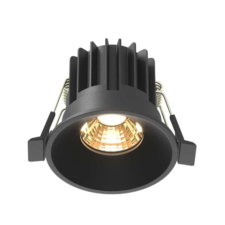 Встраиваемый светильник Maytoni Technical Downlight Round DL058-7W2.7K-B
