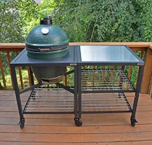 Керамический гриль Big Green Egg L Large (Большой), 46 см, на модульной подставке