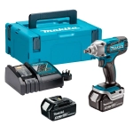 Makita DTW190JX3 аккумуляторный ударный гайковерт (2 x 3 Ач, ЗУ)
