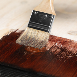 Кисть плоская "Стандарт" 2" (50 мм), натуральная щетина, деревянная ручка MTX