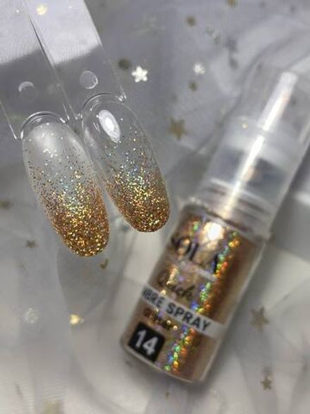Sola Quick Ombre Dry Spray 14 Glitter - Сухой Спрей-омбре для градиента, 10мл