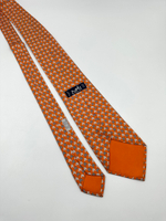 Галстук оранжевый Hermes
