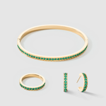 Кольцо Coeur de Lion Dark Green-Gold 0127/40-0549 60