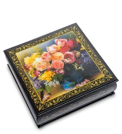 Народные промыслы ШК-11/ 7-C Шкатулка в технике декупаж (16х16х5)