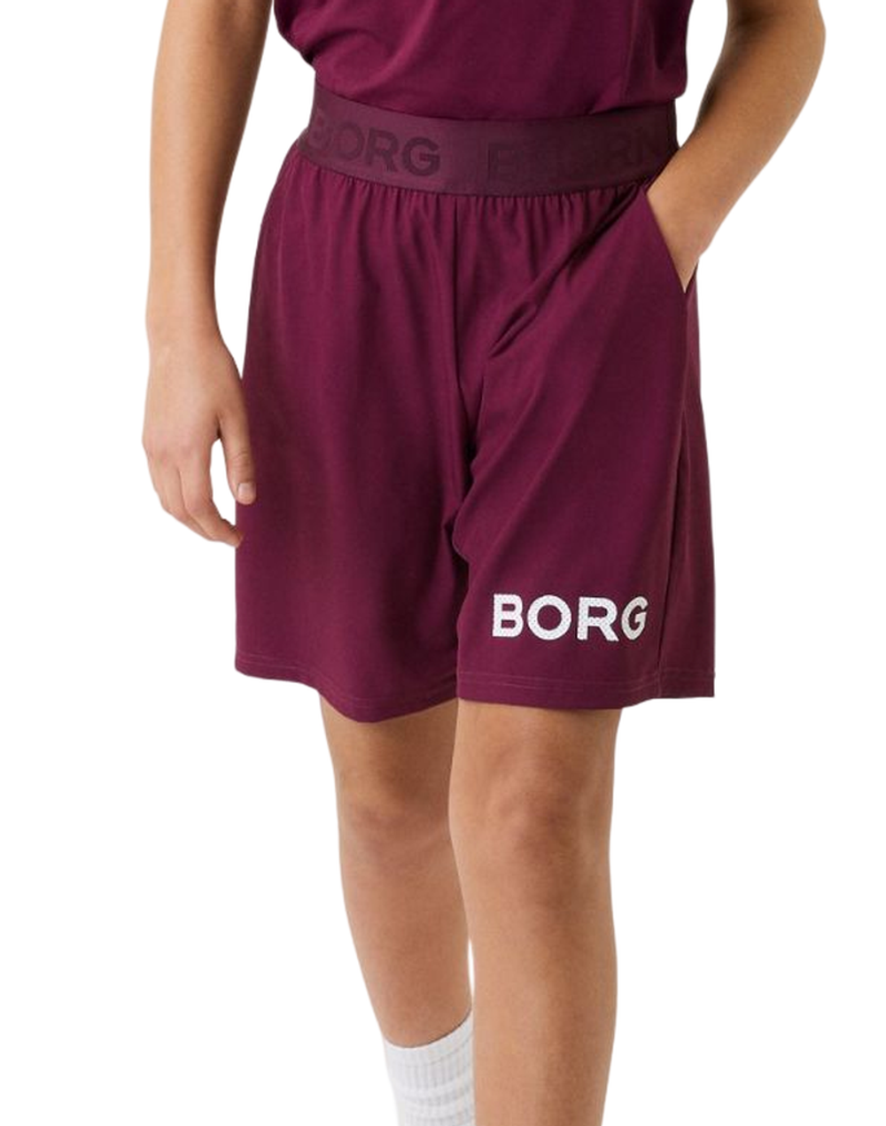 Шорты для мальчика теннисные Björn Borg Shorts - grape wine