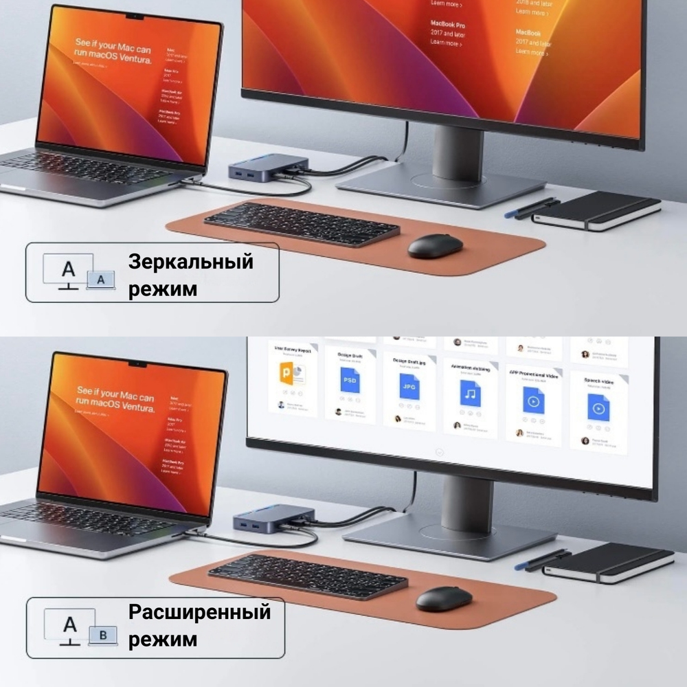 Док-станция 10 в 1 JSAUX MP03L OmniCase 2 Lite
