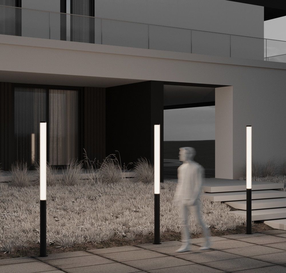 Светильник столбик ландшафтный 100вт 155x2130мм