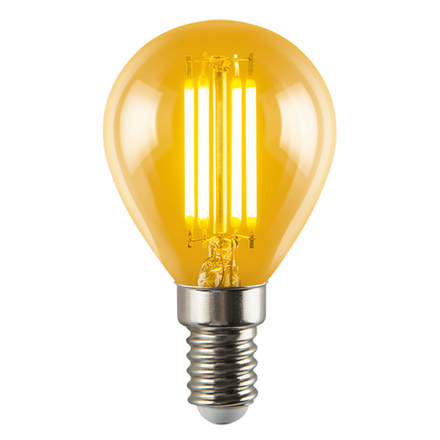 LED-G45-5W-GOLDEN-E14 GLV21GO Лампа светодиодная Vintage. Форма шар. золотистая колба. Картон. ТМ Uniel