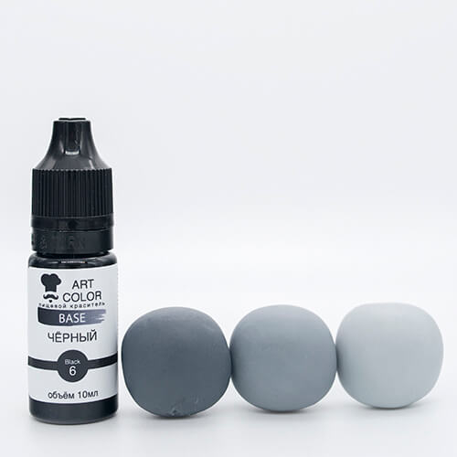 Гелевый краситель Черный Art Color 10г