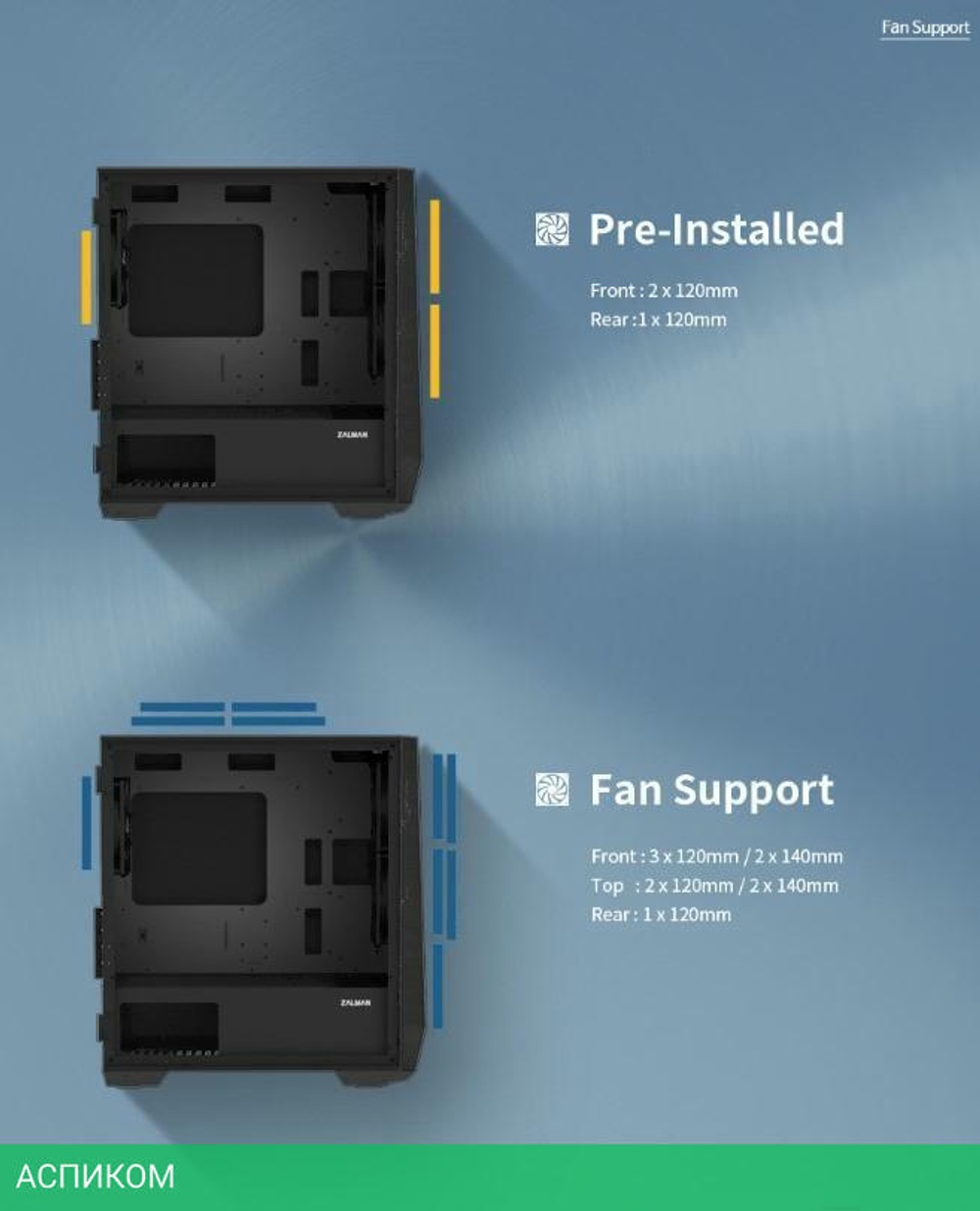 Корпус Zalman Z1 Iceberg без БП Black