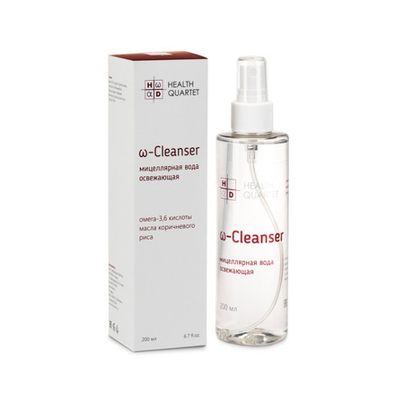 HEALTH QUARTET | Omega-Cleanser освежающая мицеллярная вода, (200 мл)