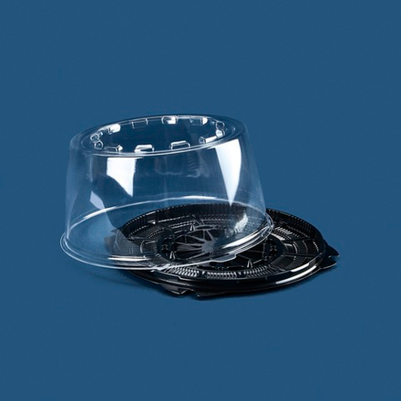 Тортница контейнер SL-022 (внутр. d 232 мм, h 120 мм), 1 шт