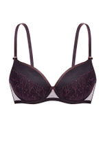 Бюстгальтер пуш-ап Daisy (Размер: 70F) (Цвет: сливовый)