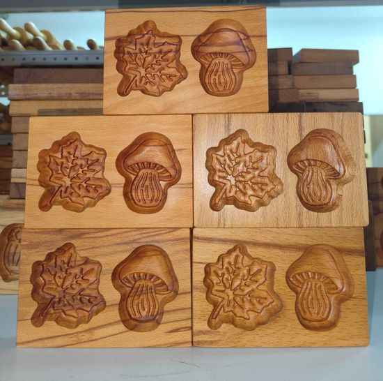 Пряничная форма Грибочек&листочек