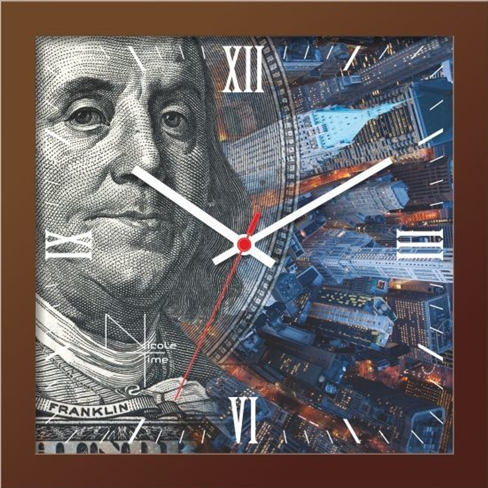 Настенные часы Nicol Time NT662br