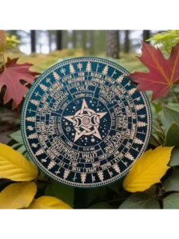 Колесо года "Пентаграмма" с лесными мотивами