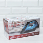 Утюг ENERGY EN-348 керамическая подошва 2600Вт черно-бирюзовый