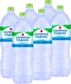Вода негазированная Калинов Родник минеральная, 6 шт х 2 л