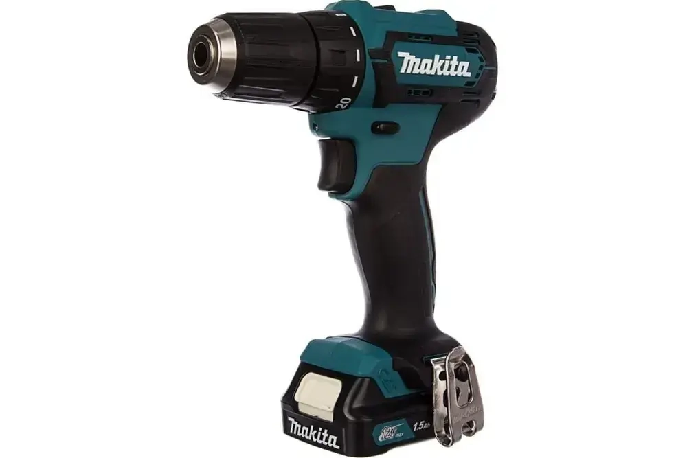 Дрель-шуруповерт Makita DF333DWYE 12В CXT 30Нм. 1700об/мин. (2АКБ 1.5Ач, З/У, кейс)