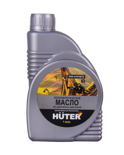 Масло 2Т полусинтетическое для двухтактных двигателей Huter
