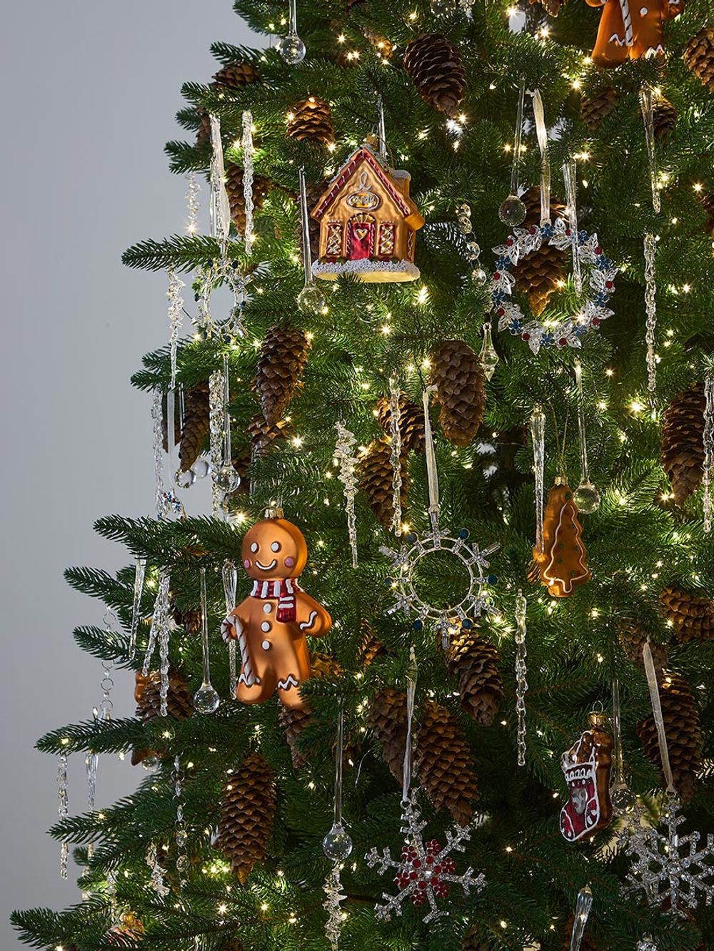 Набор елочных украшений Christmas diamonds из коллекции New Year Essential, 4 шт.