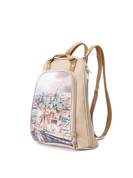Сумка-рюкзак "Исаакий — Коты на крыше"