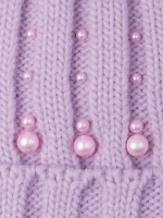 Шапка для девочки зимняя вязаная и шарф