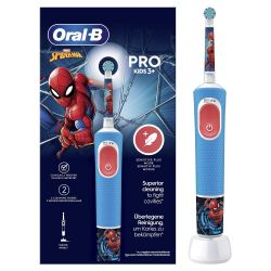 Электрическая зубная щетка ORAL-B Vitality Pro Kids D103 Spider-man 2 режима тип 3708