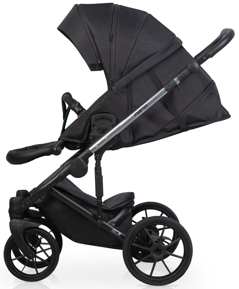 Детская коляска Riko Nano Thermo 2 в 1 13 Black (черный)
