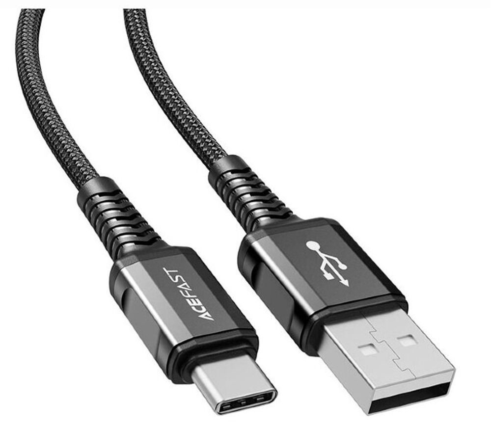 C13-04 USB-A/USB-C to USB-C zinc alloy connectors charging data cable