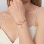 Браслет «Эйфелева башня» из комбинированного золота