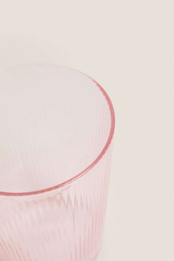 ZARA HOME КРУЖКА ИЗ БОРОСИЛИКАТНОГО СТЕКЛА, РОЗОВЫЙ