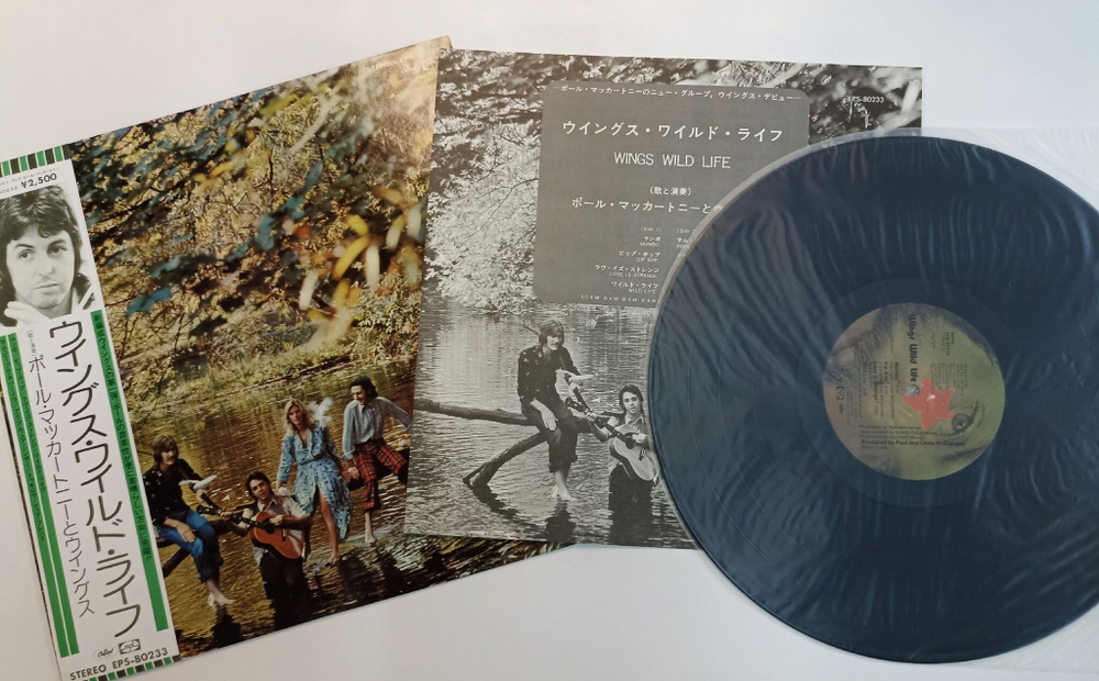 Винтажная виниловая пластинка LP Wings Wild Life (Japan 1975)