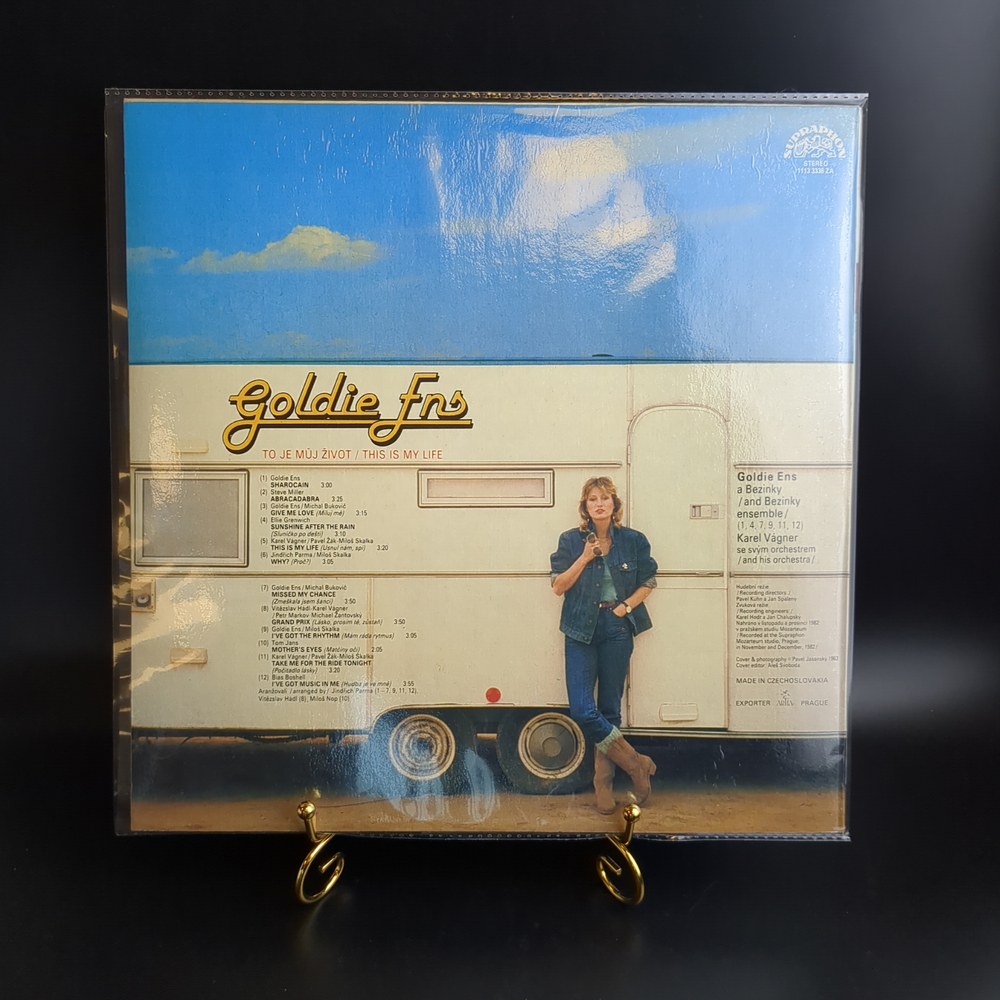 LP Goldie Fns This Is My Life. Виниловая пластинка 12 дюймов. Чехословакия 1983 год.