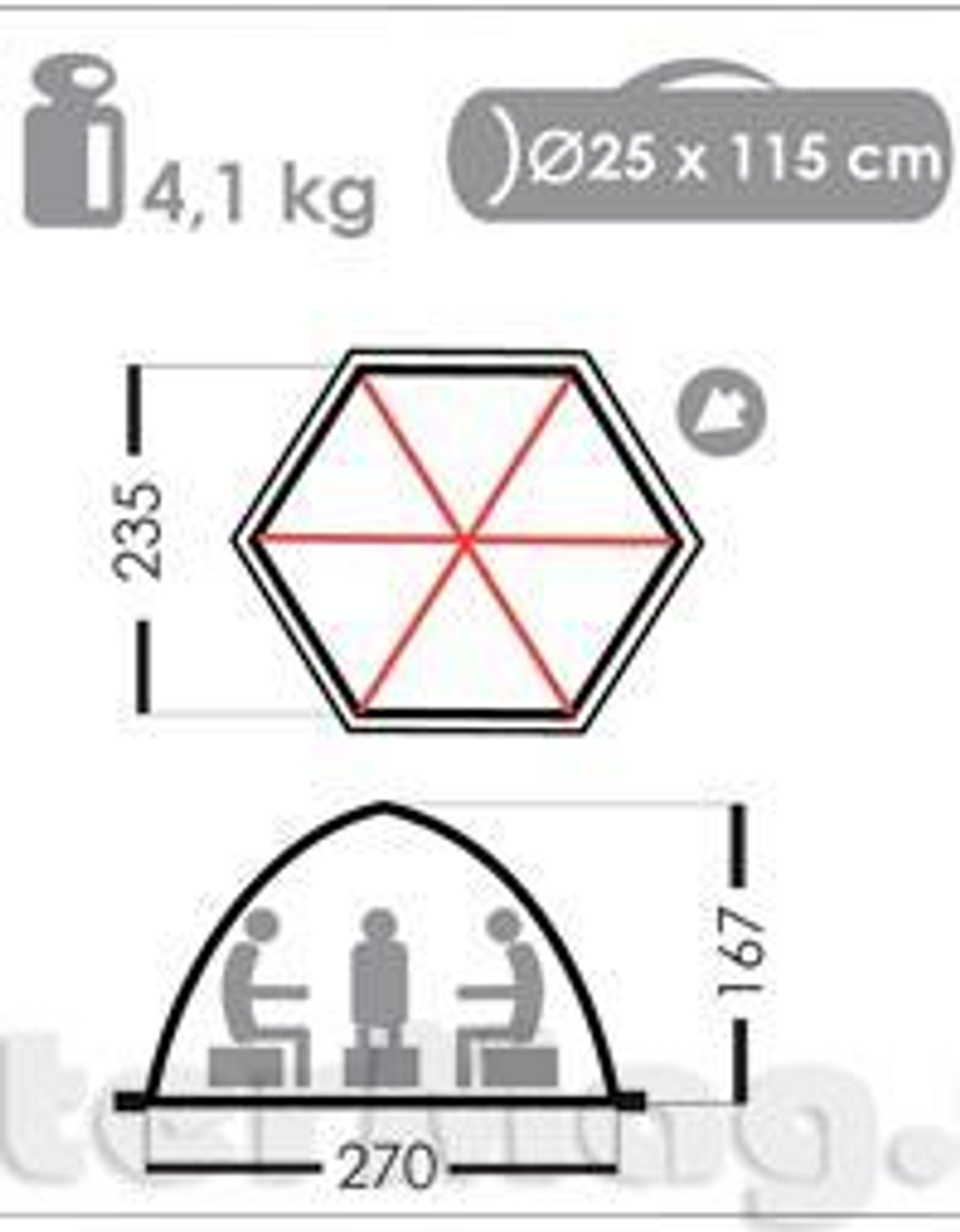 Палатка-зонт Normal Окунь 3 для зимней рыбалки