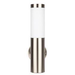 Светильник декоративный настенный ЭРА WL17 под лампу E27 IP44 хром/белый