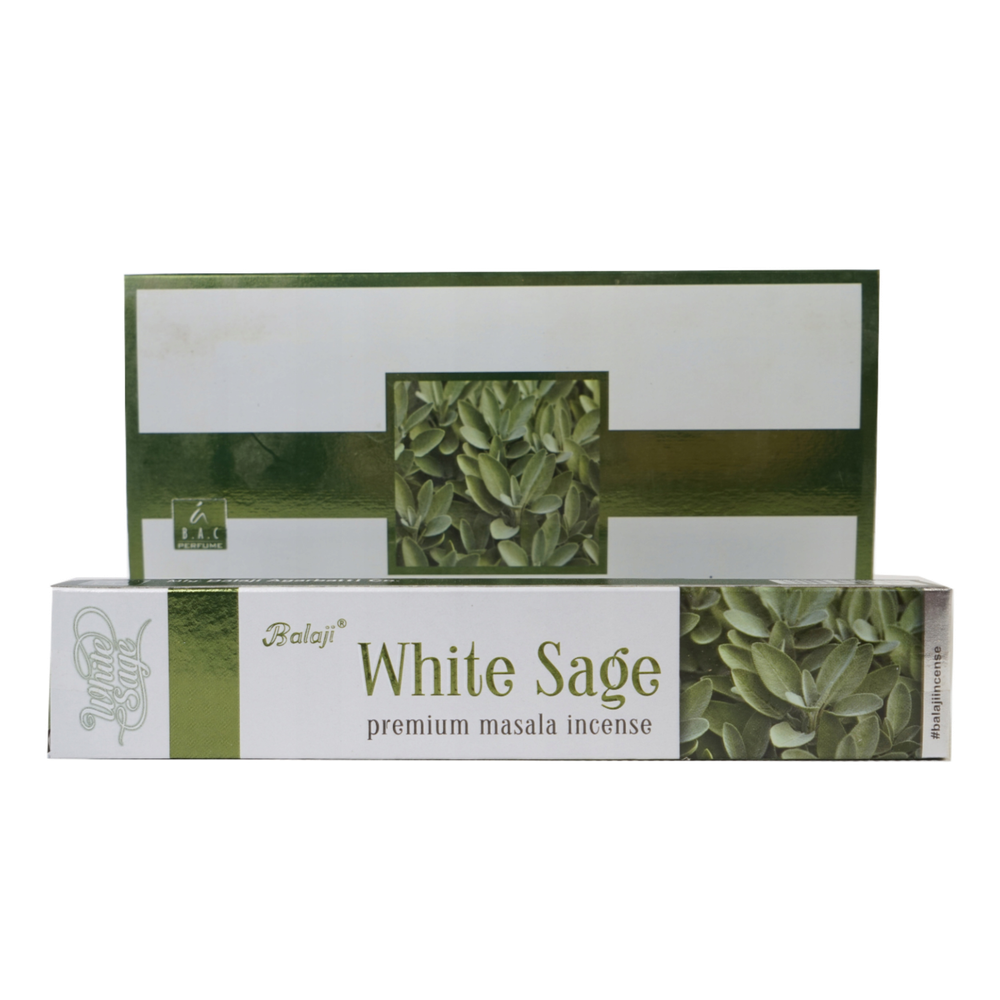 Balaji White Sage Благовоние-масала Белый Шалфей 15 г