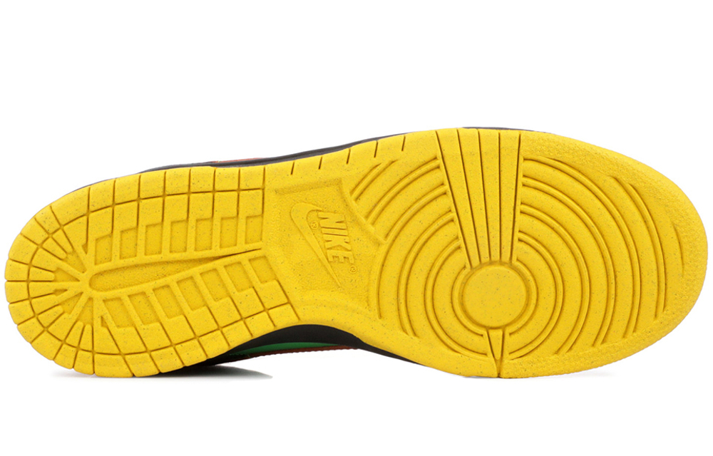 Nike Sb Dunk Low Green Spark Hoop Orange