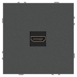 Розетка ЭРА Galaxy 15-3114-06 HDMI IP20 графит | Эра Galaxy