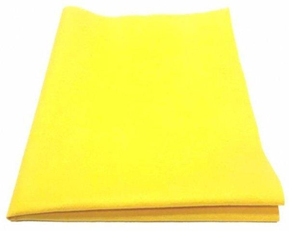 Салфетка из нетканой микрофибры (микроспан) 35х40см, 100 г/м2, желтая