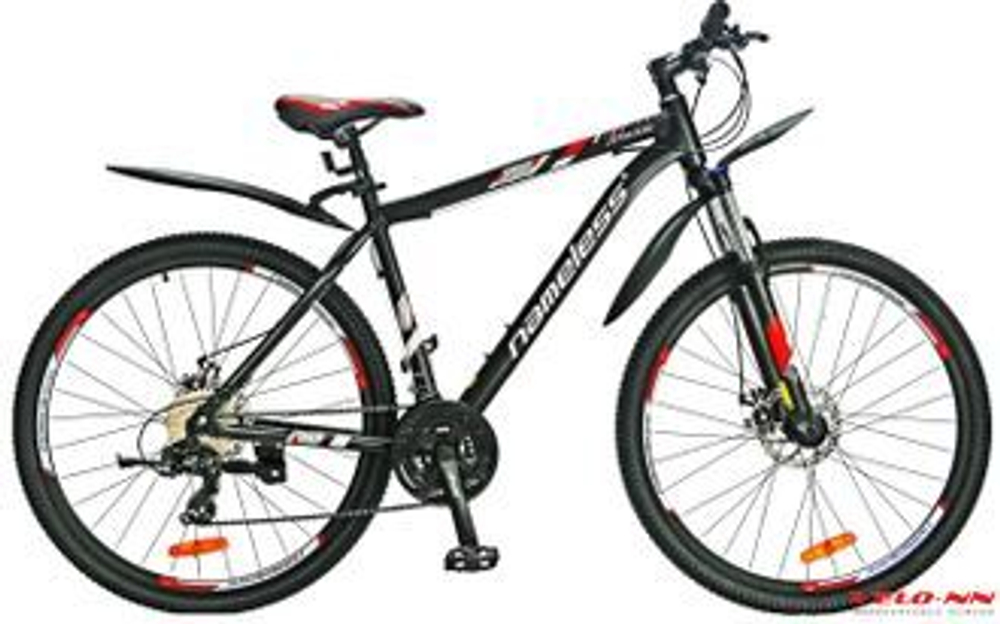 Велосипед 27,5" Nameless J7600D  черный/белый 2023