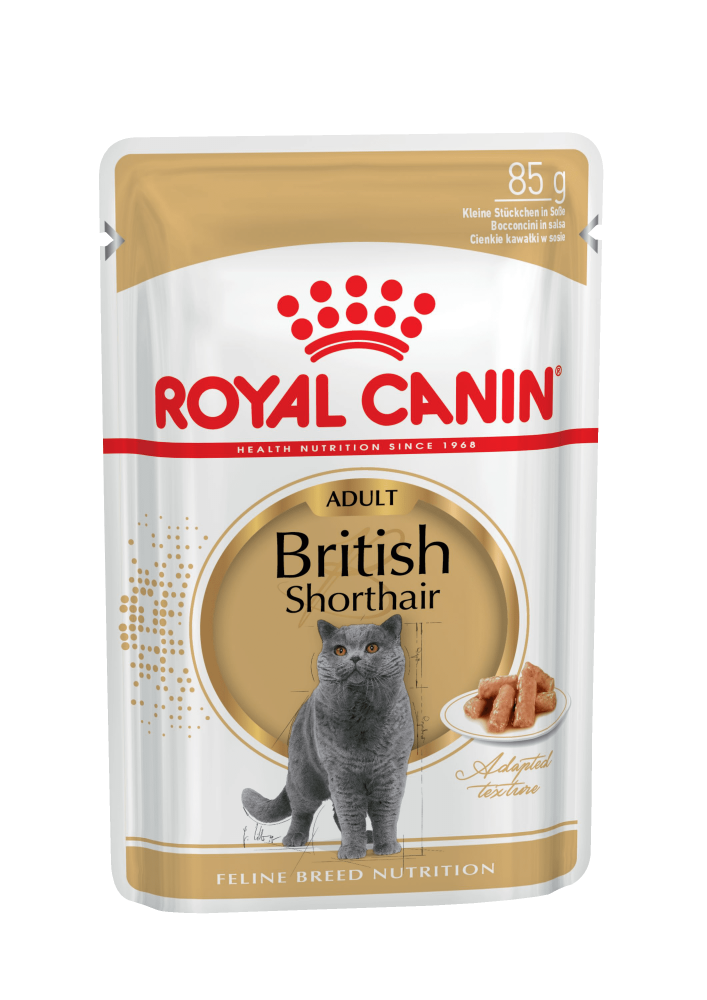 Royal Canin Британская короткошерстная (соус), пауч (85 г)