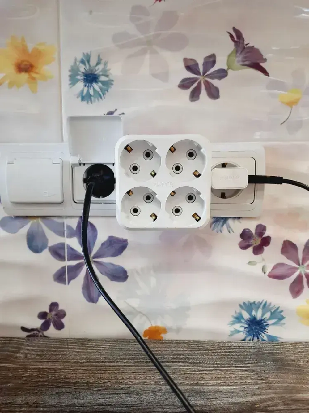 разветвитель на 4 евро розетки