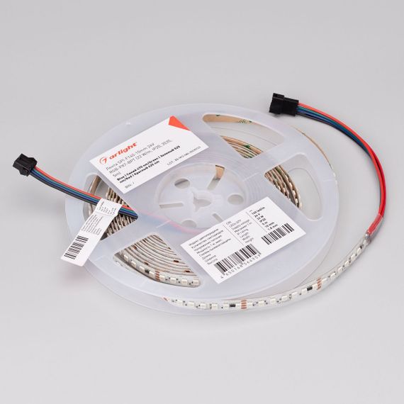 Светодиодная лента Arlight Бегущий огонь 22W/m 140Led/m 3535SMD разноцветный 5M SPI-F140-10mm 24V RGB-PX7-BPT 043132