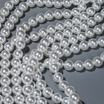 Хрустальный жемчуг, оттенок "Белый", шар 10мм