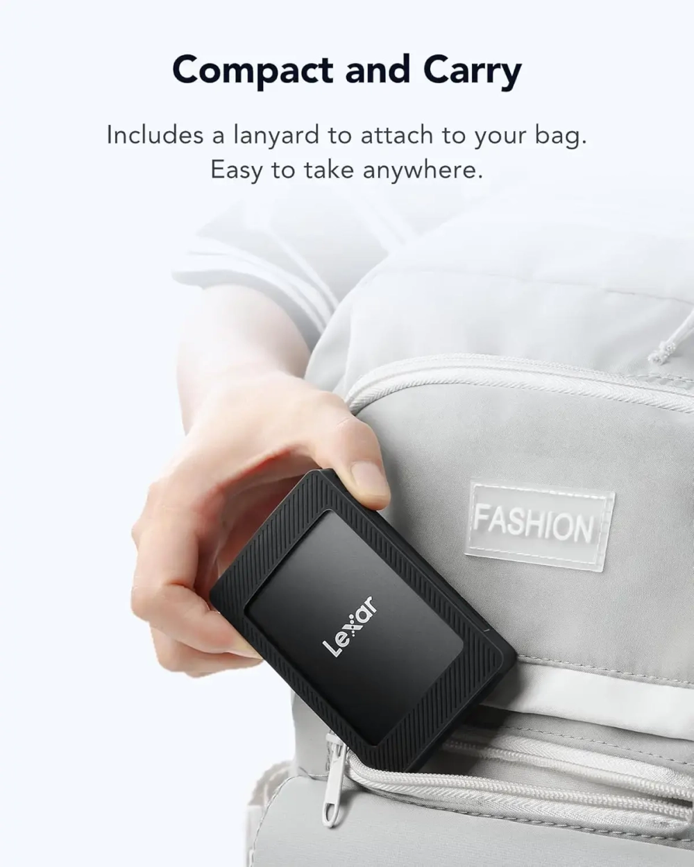 Внешний накопитель Lexar SL500 Portable SSD Magnetic Set USB 3.2 Gen 2x2 4TB, R/W 2000/1800 МБ/с