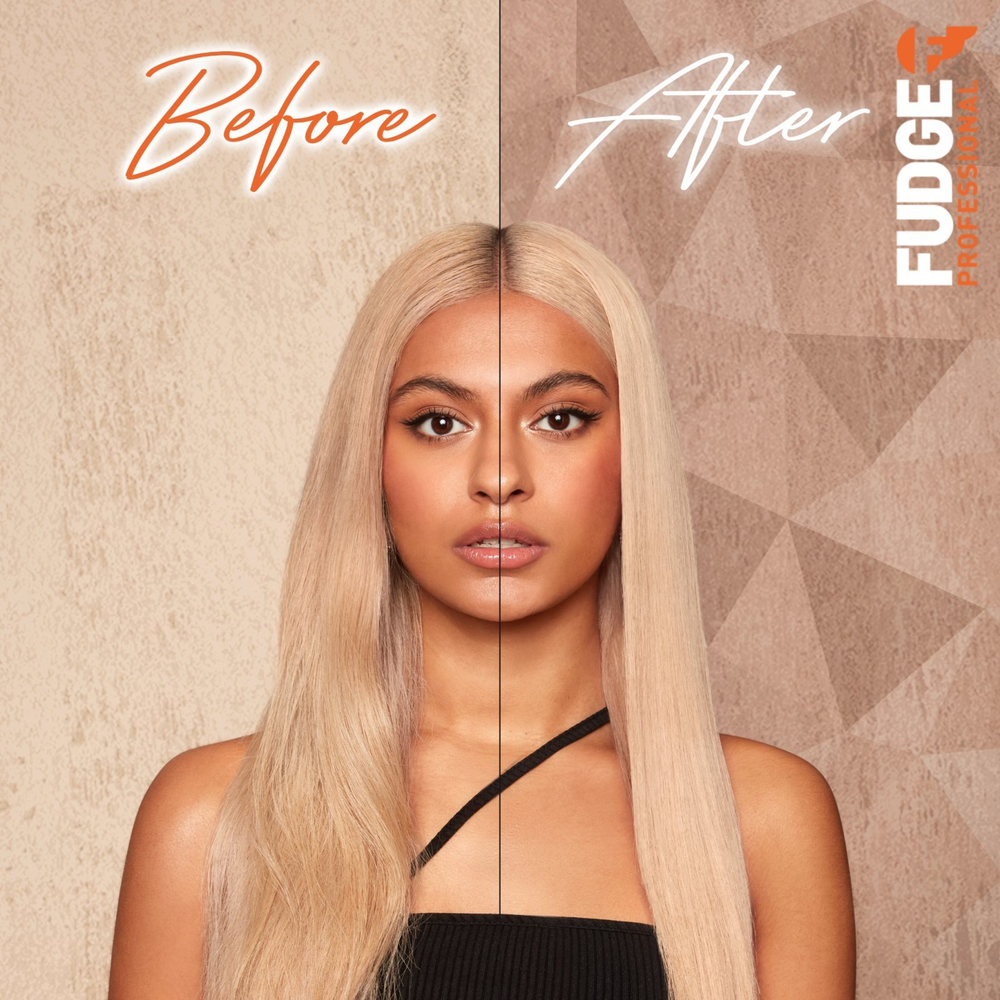 Fudge All Blonde Colour Boost Shampoo - восстанавливающий шампунь, возвращающий блеск тусклым волосам для светлых волос /   250  ml  / GTIN 5031550000313