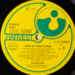Scorpions ‎– Love At First Sting (Европа 1984г.)