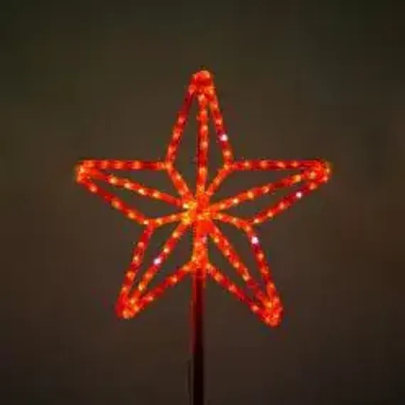 Макушка Кремлевская Эконом 50 см. для елей высотой от 3 до 5 м., красная, Green Trees (krem-50red)